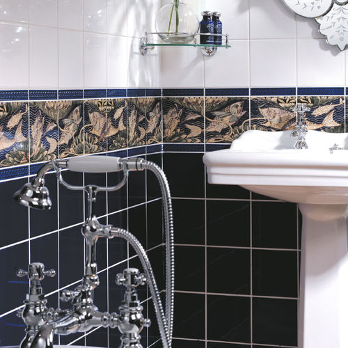 Piastrella in ceramica - FISH PANEL - British Ceramic Tile Ltd - lucida / da bagno / da parete