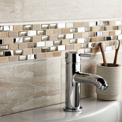Mosaico in vetro - BCT38498 - British Ceramic Tile Ltd - in pietra naturale / testurizzato / metallizzato