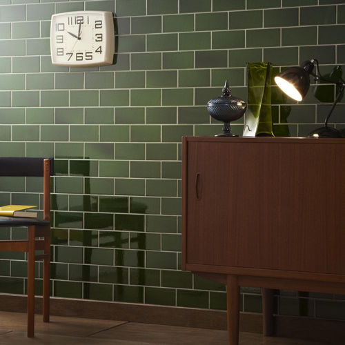 Piastrella in ceramica - PUDDLE GLAZE : RACING - British Ceramic Tile Ltd - lucida / da interno / da parete