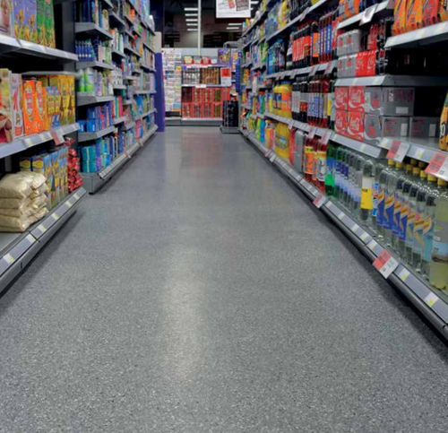 Pavimento in resina - FLOWFAST QUARTZ - Tremco CPG Iberia & Italy - Flooring - in acrilico / da interno / per parcheggio