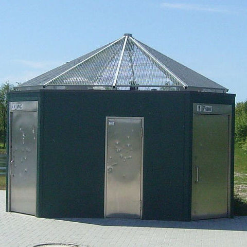 Toilette pubblica in metallo - Upcycling  - HERING Sanikonzept GmbH - multipla