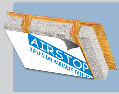 Barriera al vapore in composito - AIRSTOP DIVA - ISOCELL GmbH - adesiva