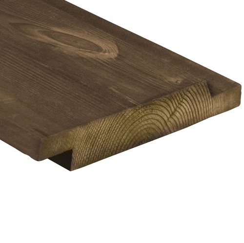 Rivestimento di facciata a doghe - 2594  - Kebony - in legno modificato / verticale / di lunga durata