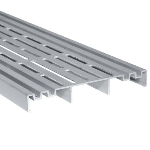 Griglia di ventilazione in alluminio - 2741 - Kebony - rettangolare / per esterni / da interno