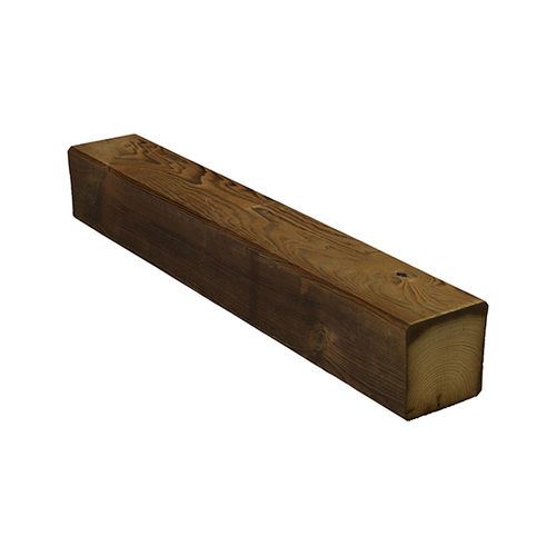 Trave in legno modificato - 1178 - Kebony - quadrata / per solaio