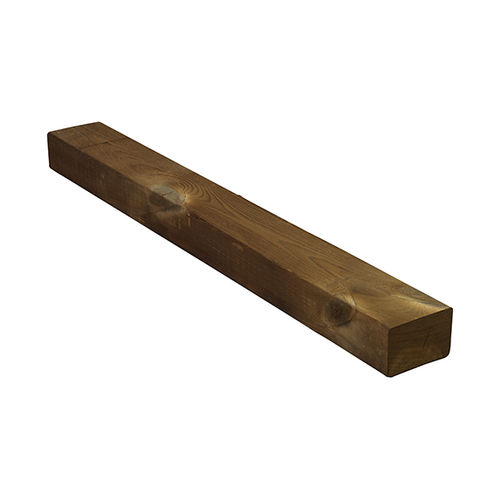 Trave in legno modificato - 1200 - Kebony - a sezione rettangolare / per solaio
