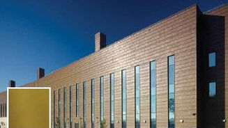 Rivestimento di facciata in pannelli - AURUBIS : NORDIC BRASS - Metal Solutions Ltd - in titanio / in rame / in metallo