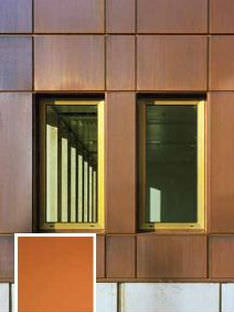 Rivestimento di facciata in pannelli - AURUBIS : NORDIC STANDARD - Metal Solutions Ltd - in rame / in metallo / ossidato