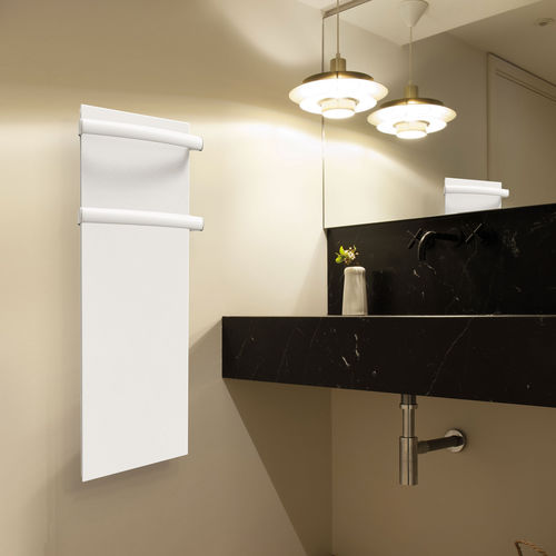 Scaldasalviette a inerzia - CAMPASTYLE BAINS 3.0 - CAMPA - contemporaneo / in acciaio / da parete
