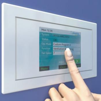 Pannello di controllo per sistema di ventilazione - ECOSMART - Nuaire - a muro / professionale / con touch screen