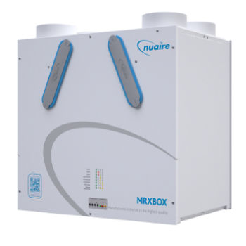 Recuperatore di calore residenziale - MRXBOXAB-ECO2 SERIES - Nuaire - per casa / per ambienti umidi / compatto