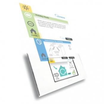 Pannello di controllo per sistema di ventilazione - MRXBOX-VSC - Nuaire - a muro / con touch screen