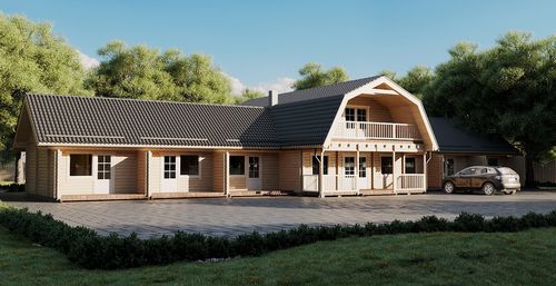 Edificio prefabbricato - MOTEL - PALMATIN Ltd. - modulare / in legno / per hotel