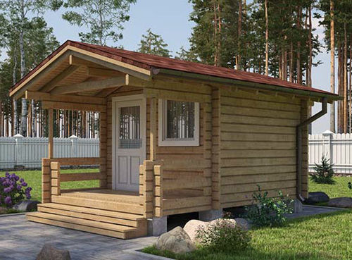 Capanno per giardino in legno massiccio - WAGTAIL - Preloc oy Ltd - moderno / per uso residenziale