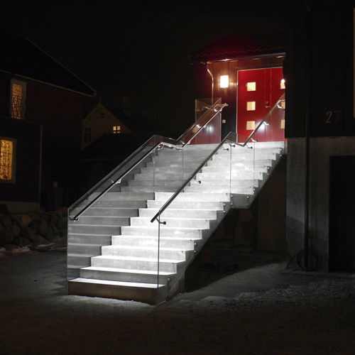 Faretto da incasso - Q-LIGHTS - Q-railing - LED / rotondo / da giardino
