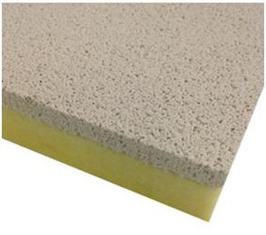 Isolante acustico - QUIETCEILING - Quietstone UK Ltd - in lana minerale / in vetro riciclato / in pannelli