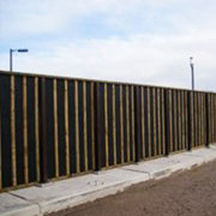 Barriera antirumore con pannelli modulari - Quietstone UK Ltd - in vetro / in metallo / per strade