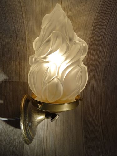 Applique in stile - TORCHERE TULIPE - TIEF - da interno / in ottone / in vetro