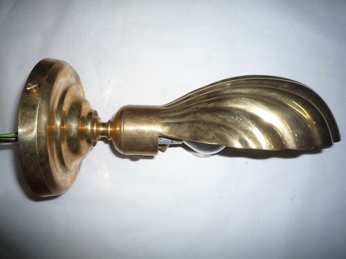 Applique in stile Art Nouveau - COQUILLE - TIEF - da interno / in ottone / OLED