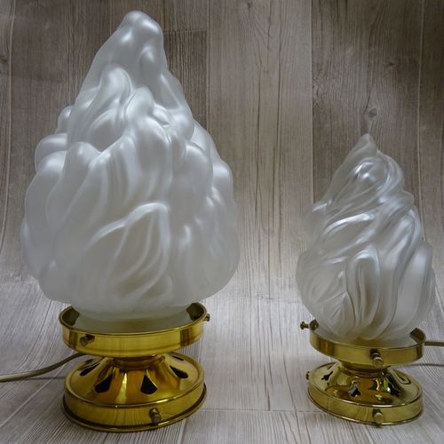 Lampada da tavolo - TORCHERE - TIEF - in ottone lucidato / in vetro / Art Deco