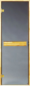 Porta da interno - WITH HORIZONTAL DOOR HANDLE  - Skaala Windows And Doors - in vetro / battente / idrofuga
