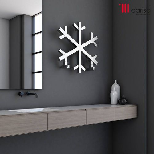 Scaldasalviette ad acqua calda - SNOWFLAKE - Carisa Designer Radiators - 0...500 w / design originale / in acciaio inox
