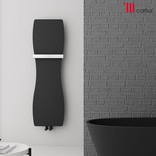 Scaldasalviette ad acqua calda - HAMLETS - Carisa Designer Radiators - elettrico / 501 w...750 w / contemporaneo