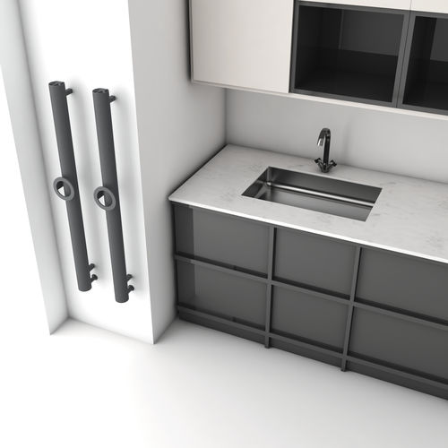 Scaldasalviette elettrico - OTTO SINGLE - Carisa Designer Radiators - 0...500 w / contemporaneo / in alluminio