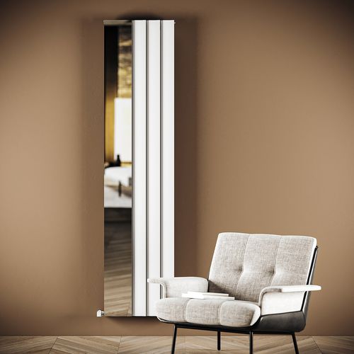 Radiatore ad acqua calda - STEP MIRROR - Carisa Designer Radiators - 751 w...1000 w / 1001 w...1500 w / contemporaneo