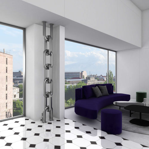Radiatore ad acqua calda - LINK FLOOR - Carisa Designer Radiators - 751 w...1000 w / design originale / in acciaio inossidabile
