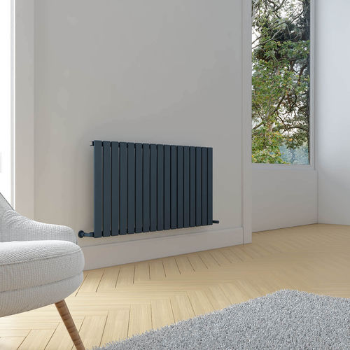 Radiatore ad acqua calda - PLATA - Carisa Designer Radiators - contemporaneo / in alluminio / antracite
