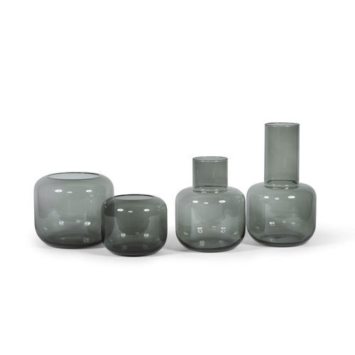 Vaso contemporaneo - SMOKED BULB & CHIMNEY - DEKOCANDLE - in vetro / fatto a mano