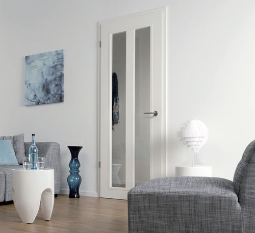 Porta da interno - CN series - Svedex - in legno / battente / contemporanea
