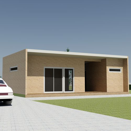 Casa prefabbricata - ZM-60 - Z-MODULE Ltd. - tipo bungalow / contemporanea / a un piano