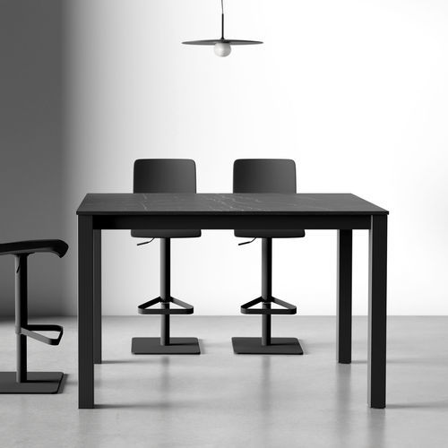 Tavolo alto contemporaneo - TOKIO  - Cancio - in laminato / in vetro / in ceramica