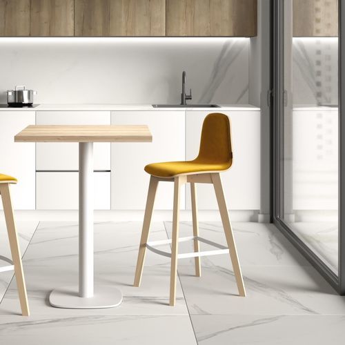 Sedia alta contemporanea - DOLCE - Cancio - da cucina / da interno / in tessuto