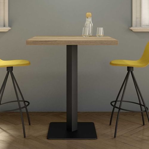 Tavolo alto contemporaneo - IBERO  - Cancio - in laminato / in vetro / in ceramica