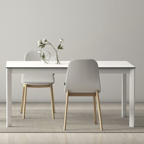 Tavolo contemporaneo - MULTIPLUS  - Cancio - in vetro / in laminato / in ceramica