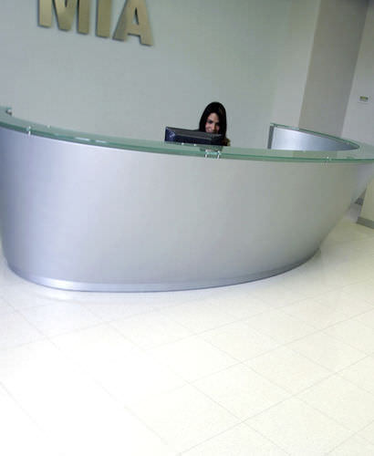 Piastrella in terrazzo - ECO-TERRE® : OYSTER WHITE - Coverings ETC - opaca / da interno / da pavimento