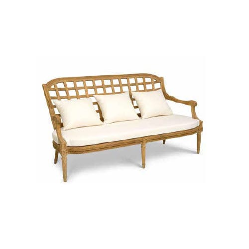 Divano in stile Luigi XVI - J L 16 TF C 26 - MASSANT - da giardino / con cuscino rimovibile / in legno