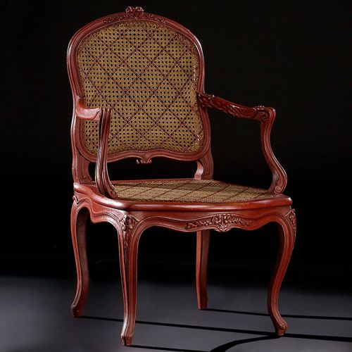 Poltrona in stile Luigi XV - L15 TF A3 - MASSANT - in legno