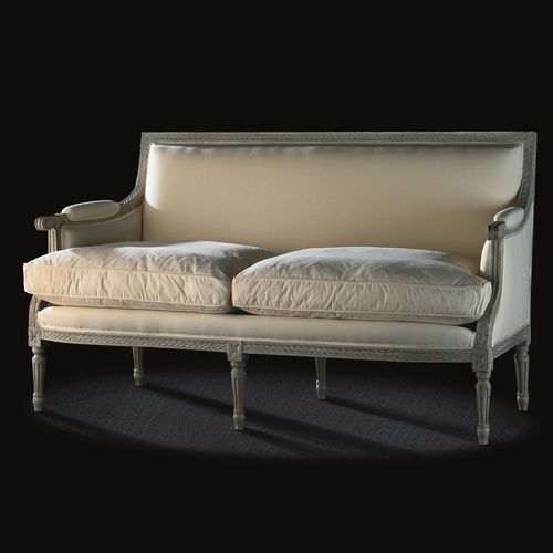 Divano in stile Luigi XVI - L16TF 4 / 4 - MASSANT - in tessuto / beige / in legno