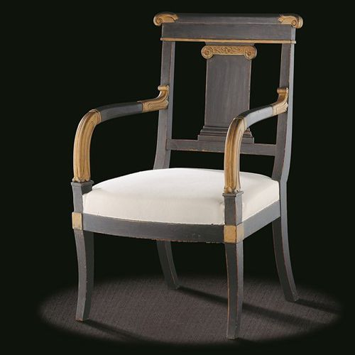 Poltrona in stile Impero - E TF 8 - MASSANT - in tessuto / in legno