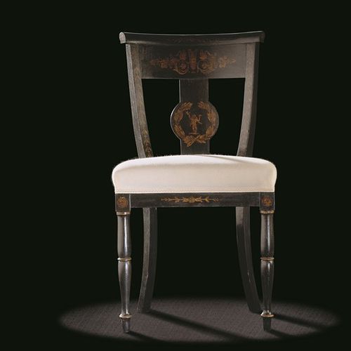 Sedia in stile Impero - C 10 T 15 - MASSANT - da interno / in legno / imbottita