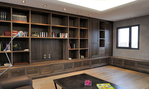 Libreria contemporanea - COSI BIBLIO - COSI - in legno / su misura
