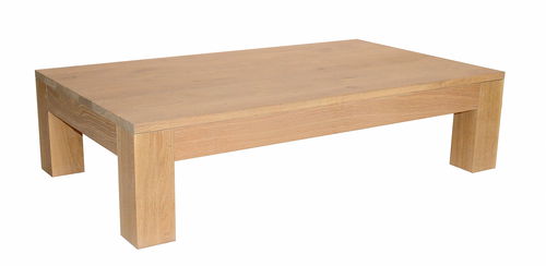 Tavolino basso contemporaneo - COSI - in legno / rettangolare / per uso residenziale