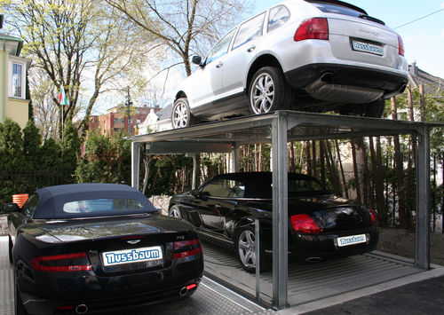 Piattaforma di parcheggio meccanica - Quadroparker N4902 - Nussbaum Parking - a due livelli