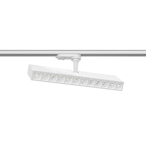 Faretti a binario LED - ALFA 32W - Beneito Faure Lighting - rettangolare / in alluminio estruso / per museo