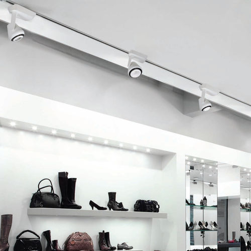 Faretti a binario LED - KOL AERIAL - BPM Lighting  - tondo / in alluminio / contract