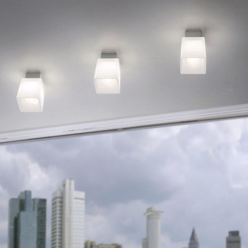 Plafoniera contemporanea - COLIBRI - Casablanca Leuchten GmbH Distribution millelumen  - quadrata / in vetro / in alluminio